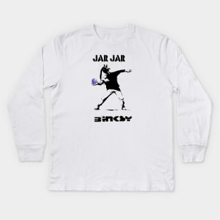 Jar Jar Binksy Kids Long Sleeve T-Shirt